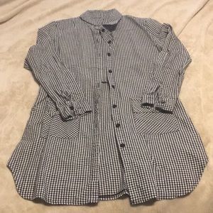 Hounds tooth long shirt